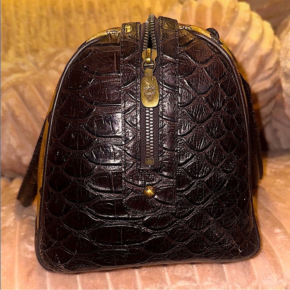 MCM Croc Leather Made In Germany Handbag. ZERO callouts - Picture 13 of 15